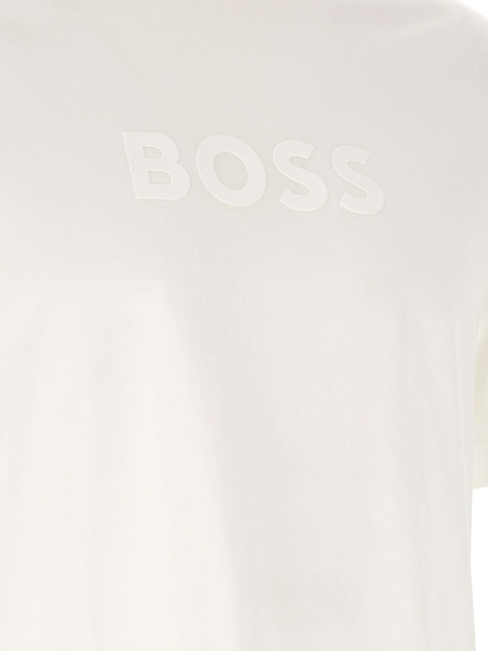 Hugo Boss White Cotton T-Shirt
