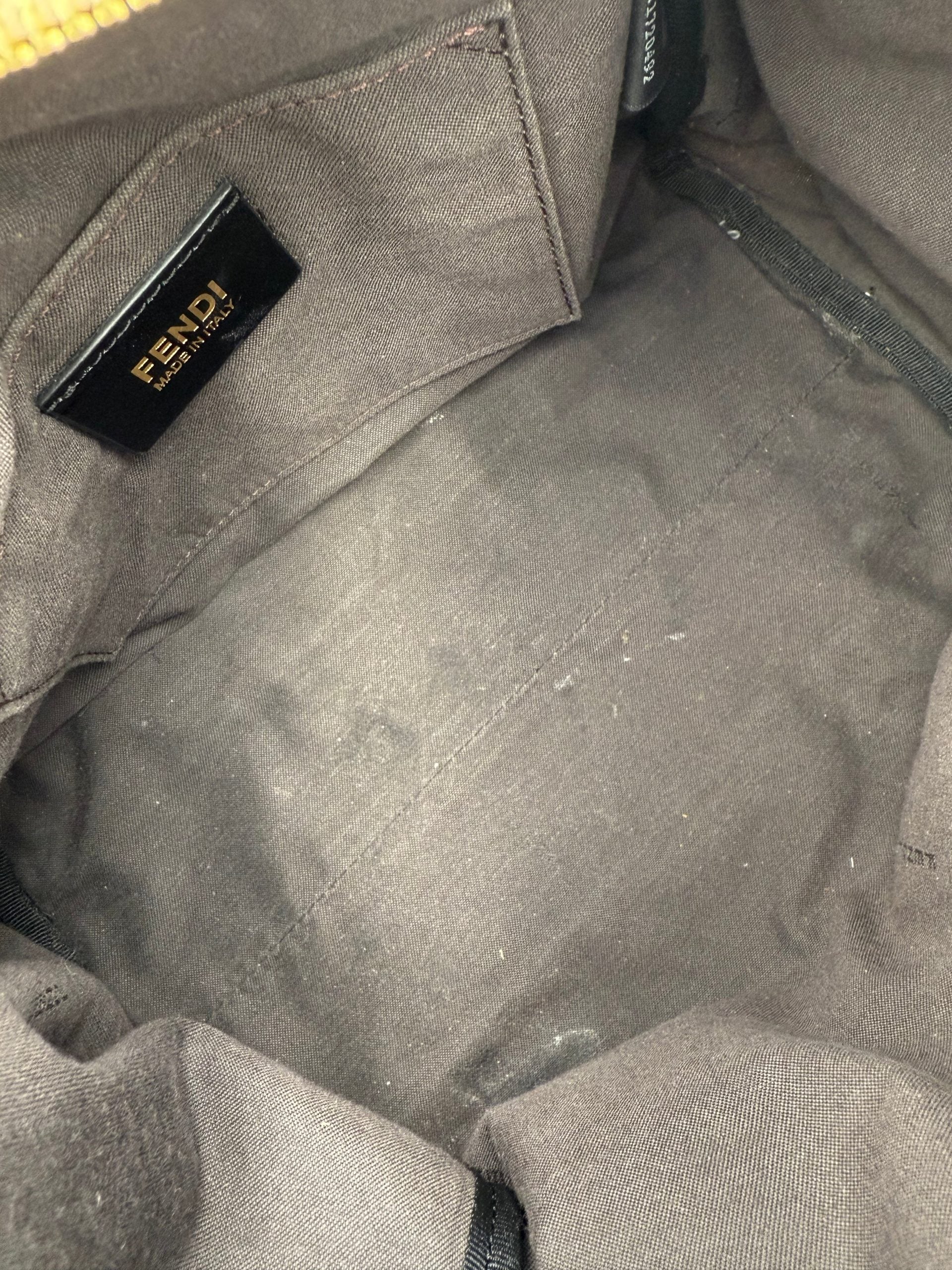 Fendi FENDI FF Canvas Flowers Handbag