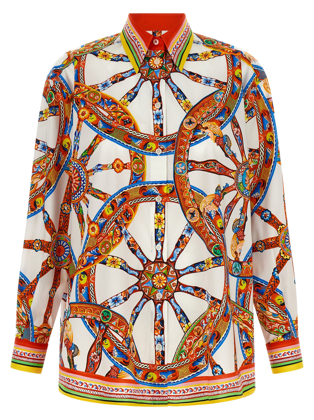 Dolce & Gabbana Multicolor Cotton Blouse