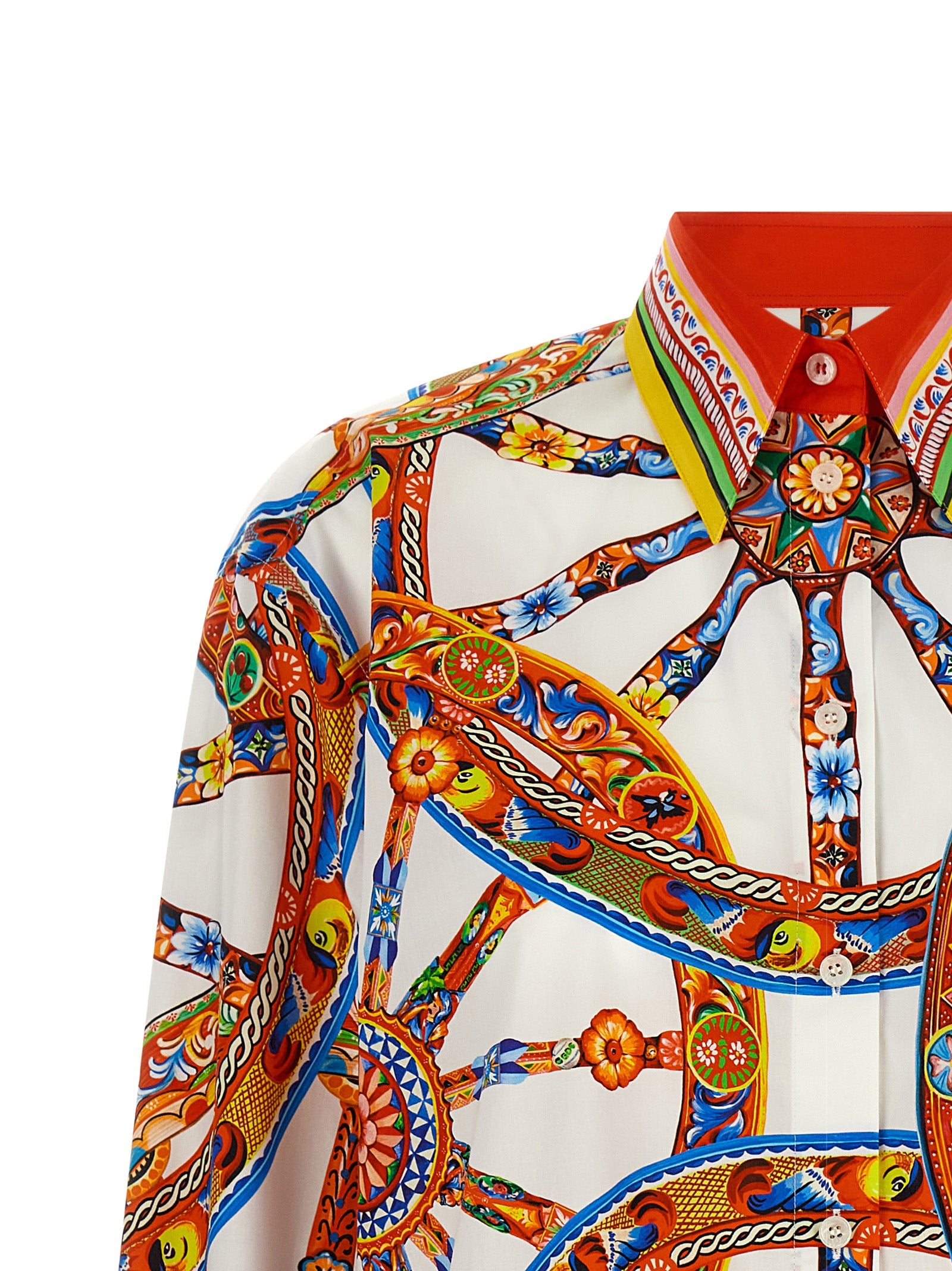 Dolce & Gabbana Multicolor Cotton Blouse