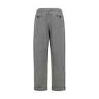 Giorgio Armani Gray Wool Oves Aries Casual Pants