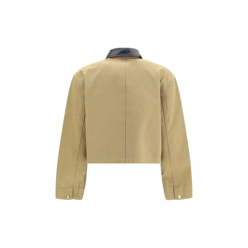 Balenciaga Beige Cotton Full-Length Jacket