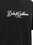 Dolce & Gabbana Black Cotton T-Shirt