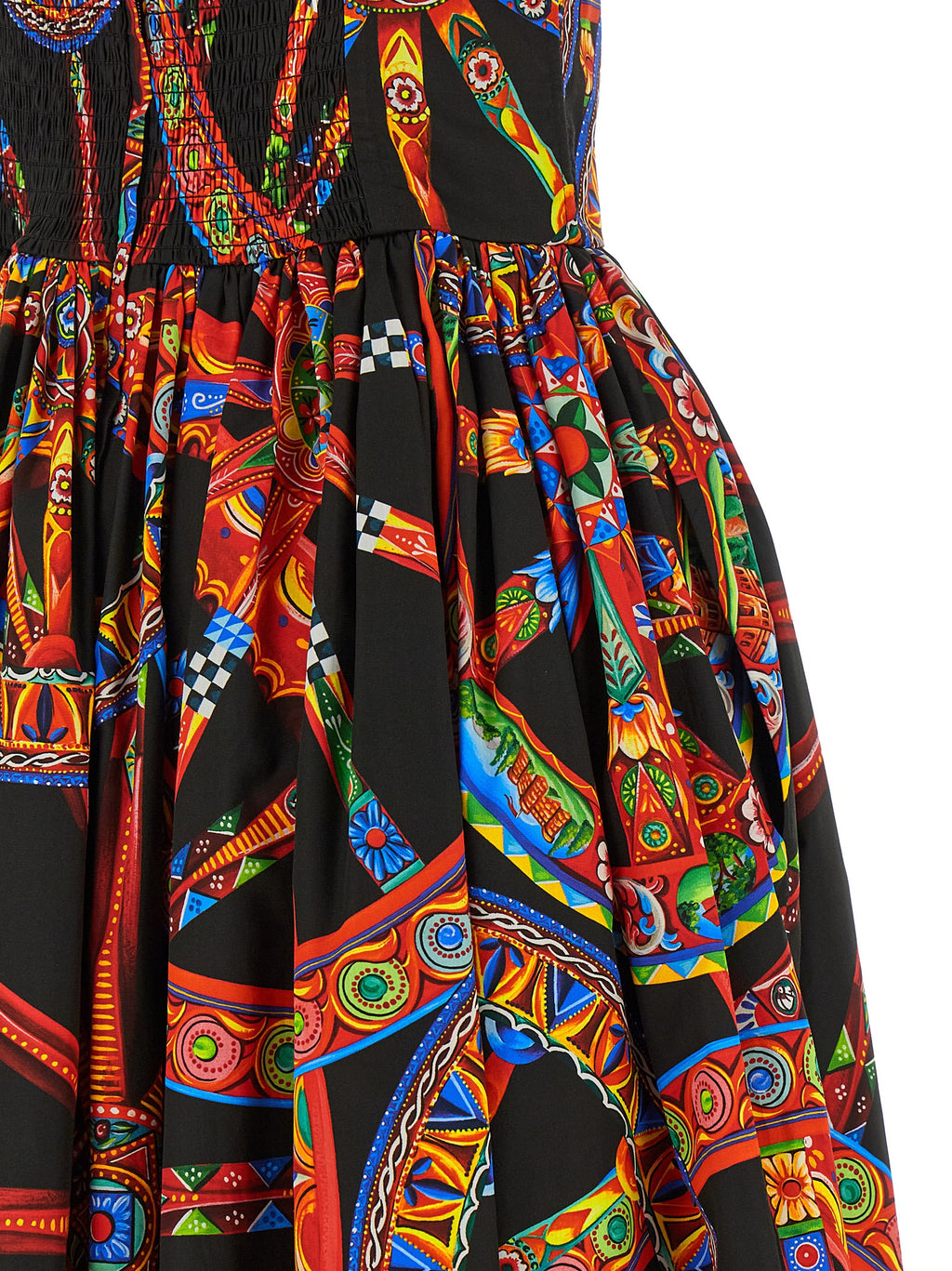 Dolce & Gabbana Multicolor Cotton Long Dress