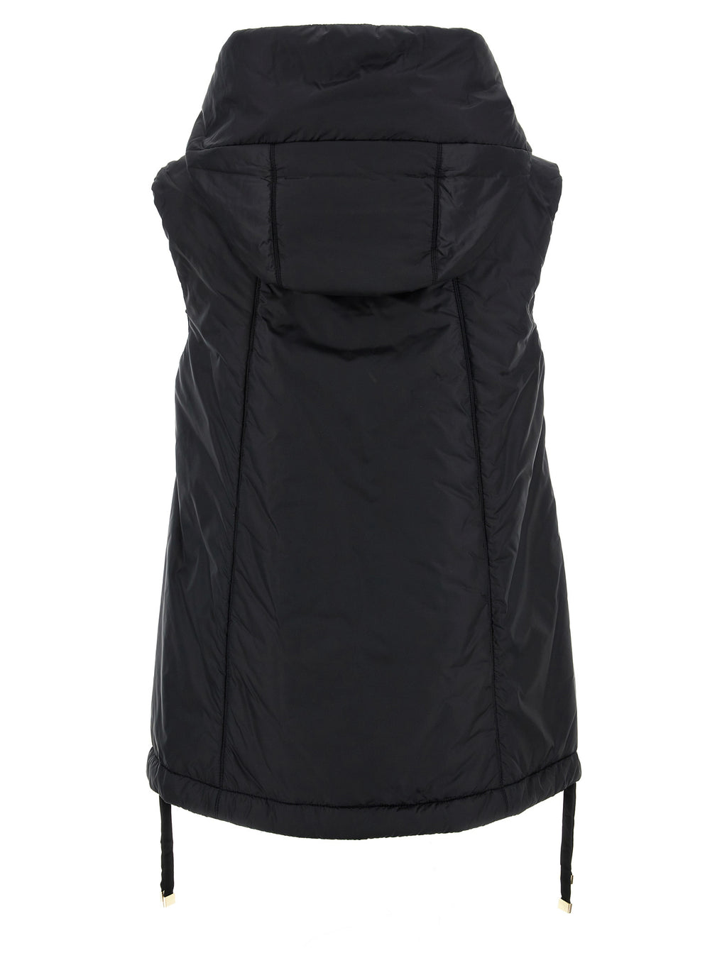 Max Mara Black Polyester Sleeveless Jacket