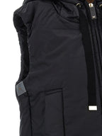 Max Mara Black Polyester Sleeveless Jacket