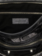 Balenciaga Silver Lamb Leather Handbag