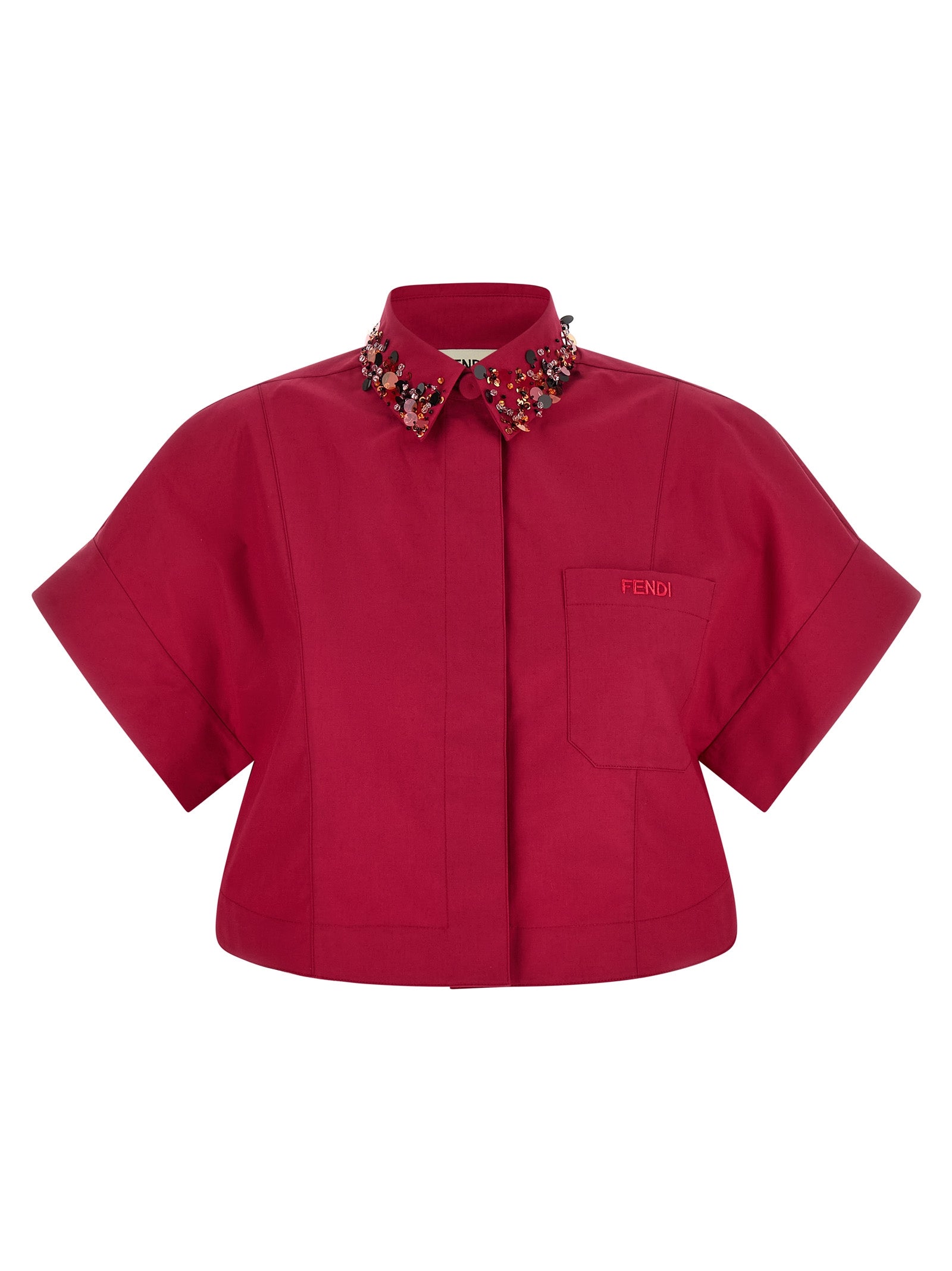 Fendi Multicolor Cotton Blouse