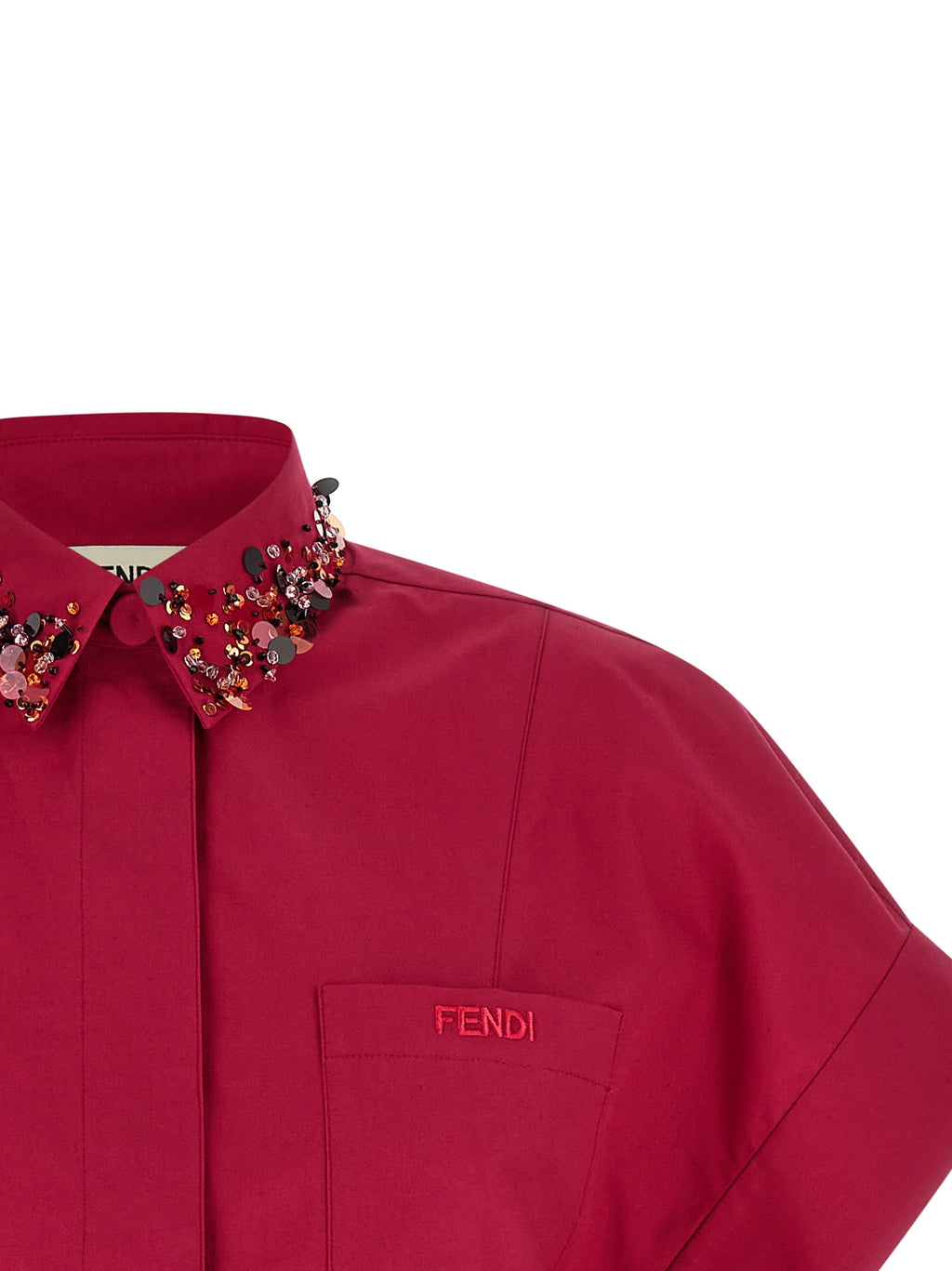 Fendi Multicolor Cotton Blouse
