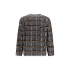 Giorgio Armani Blue Silk Sweatshirt