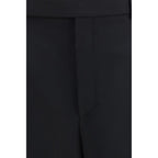 Saint Laurent Black Wool Oves Aries Dress Pants