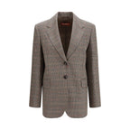 Max Mara Brown Wool Oves Aries Blazer