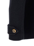 Balmain Blue Virgin Wool Coat