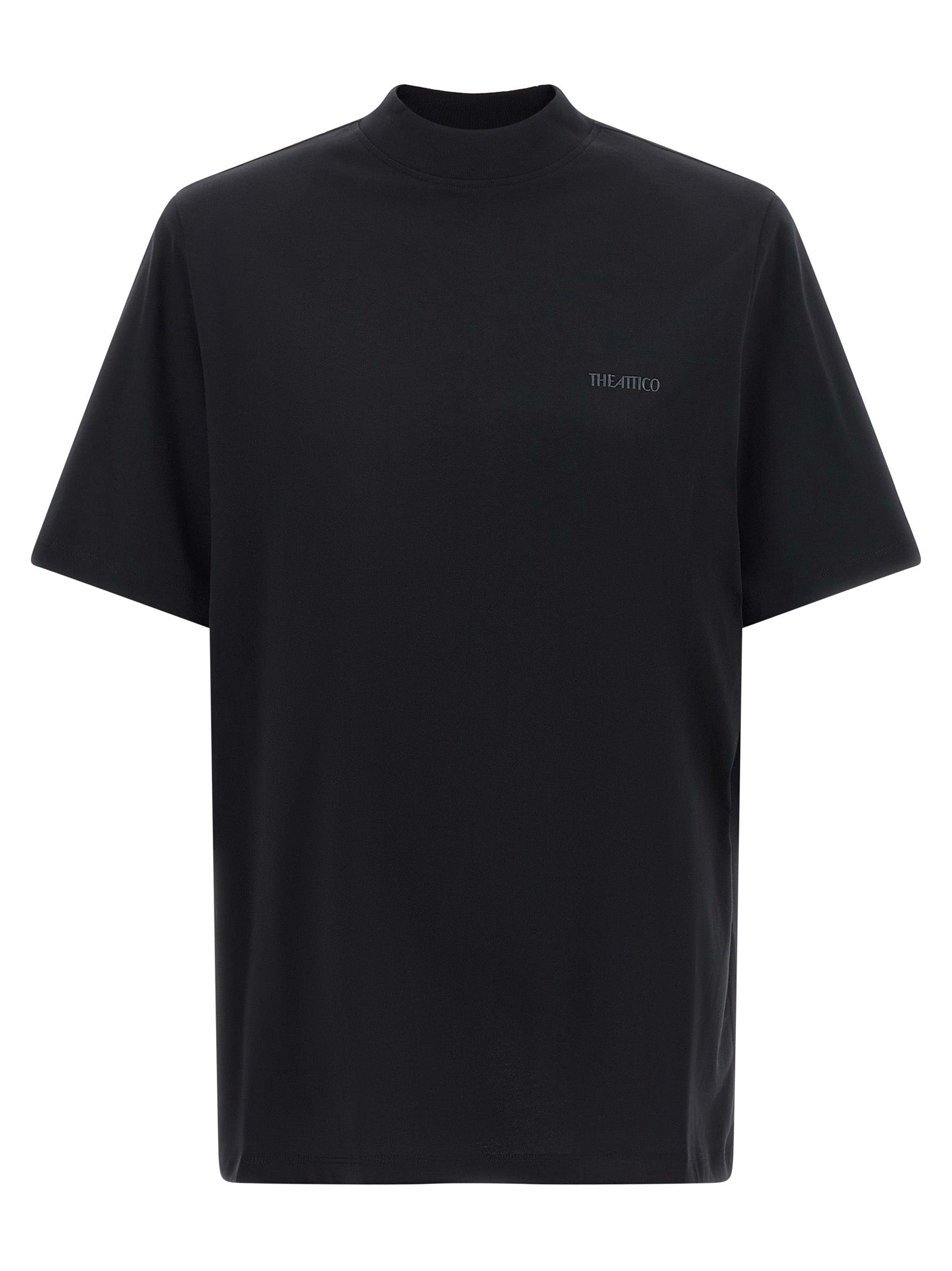 The Attico Black Cotton T-Shirt