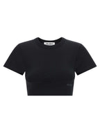The Attico Black Cotton T-Shirt