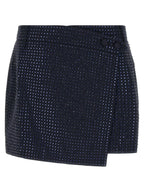 PINKO Blue Polyester Long Skirt