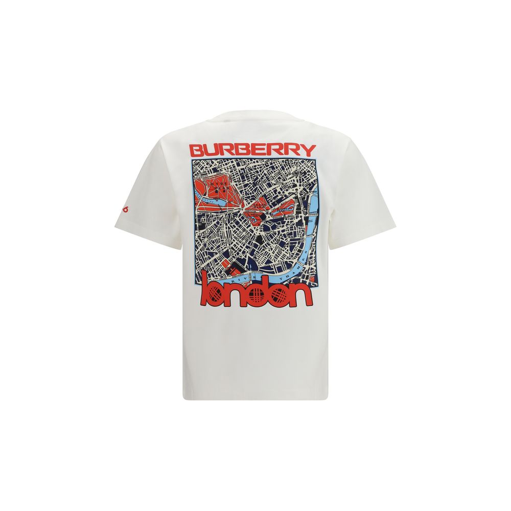 Burberry White Cotton Sportswear