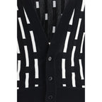 Versace Multicolor Wool Oves Aries Cardigan