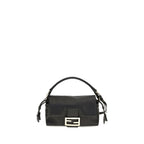 Fendi Black Lamb Ovis Aries Aries Shoulder Bag