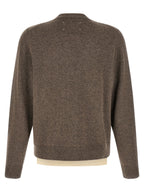 Maison Margiela Brown Virgin Wool Cardigan