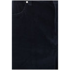 Max Mara Blue Cotton Casual Pants