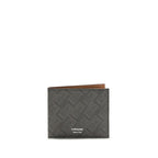 Ferragamo Gray Calf Leather Bos Taurus Wallet