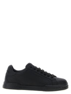 Dolce & Gabbana Black Calfskin Low Top Sneakers