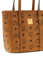 MCM Brown Polyethylene Tote Bag