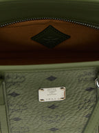 MCM Bicolor Polyethylene Tote Bag