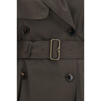 Burberry Bicolor Cotton Coat