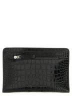 Tom Ford Black Calfskin Clutch Bag