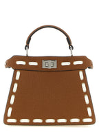 Fendi Brown Calfskin Handbag