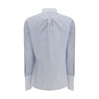 Tom Ford Blue Cotton Pattern Shirt