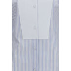 Tom Ford Blue Cotton Pattern Shirt