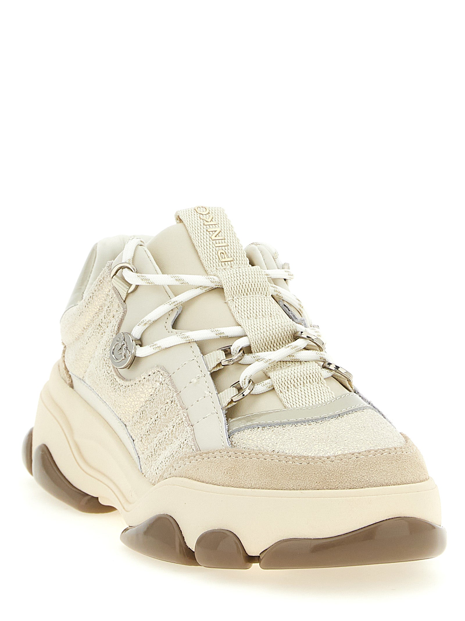 PINKO Multicolor Cowhide Chunky Sneakers