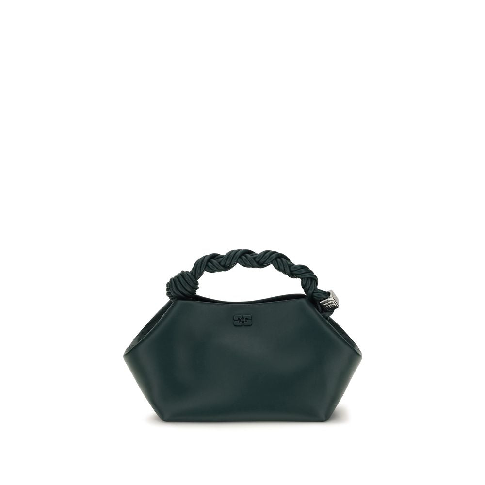 Ganni Bicolor Recycled Leather Handbag
