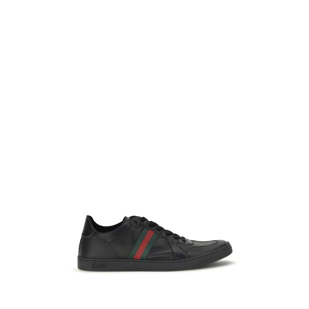 Gucci Black Lamb Ovis Aries Low Top Sneakers