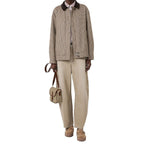 Max Mara Beige Cotton Boyfriend Jeans
