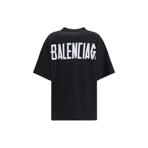 Balenciaga Black Cotton T-Shirt