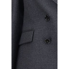Balenciaga Gray Wool Oves Aries Blazer
