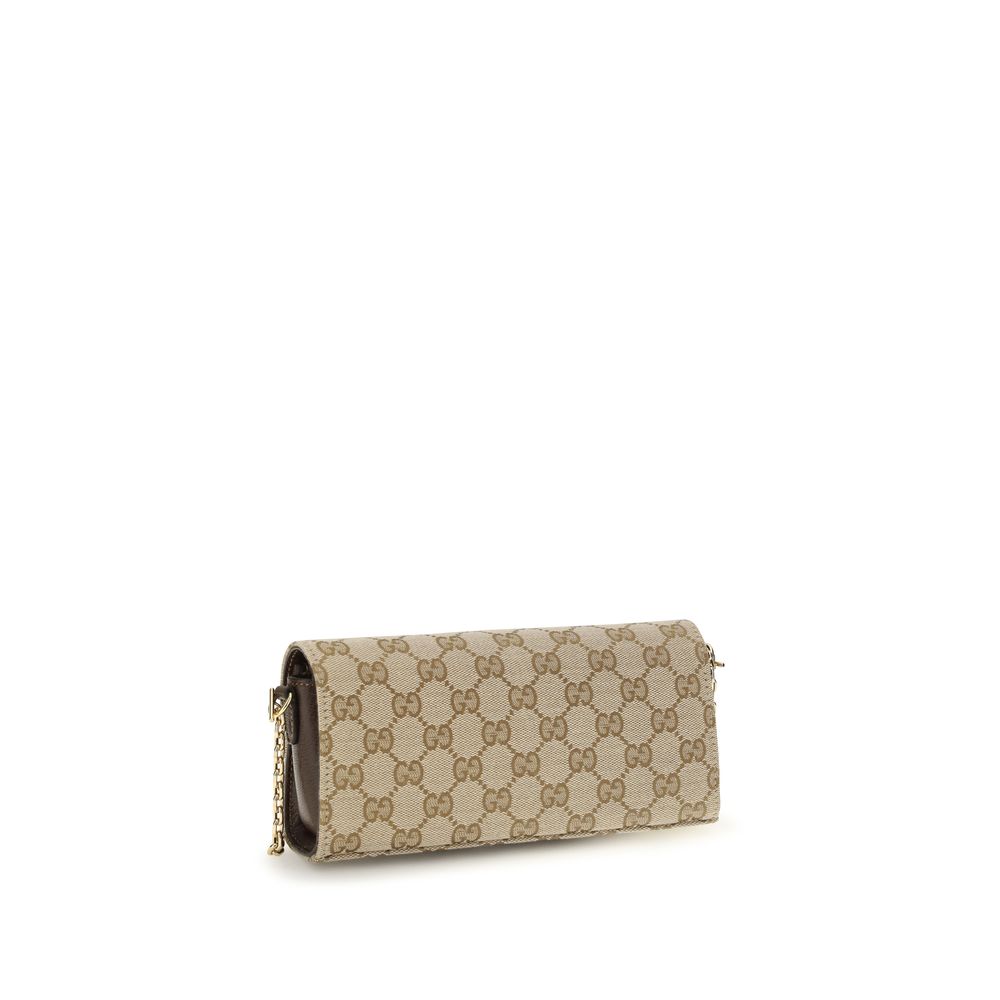 Gucci Beige Polyester Wallet
