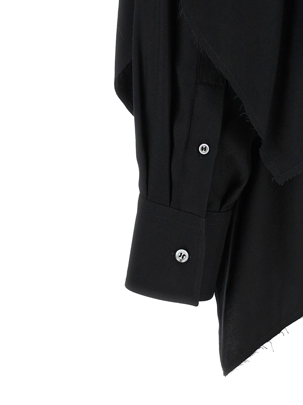 Maison Margiela Black Viscose Blouse