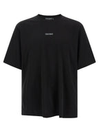 Dolce & Gabbana Black Cotton T-Shirt