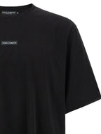 Dolce & Gabbana Black Cotton T-Shirt