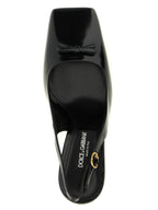 Dolce & Gabbana Black Calfskin High Heel Pumps
