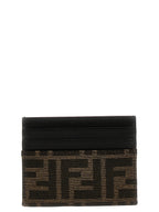 Fendi Brown Calfskin Cardholder