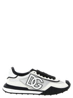 Dolce & Gabbana Bicolor Polyamide Athletic Sneakers