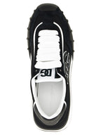 Dolce & Gabbana Black Polyamide Athletic Sneakers