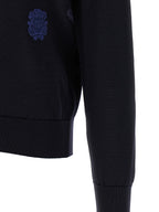 Dolce & Gabbana Blue Virgin Wool Cardigan