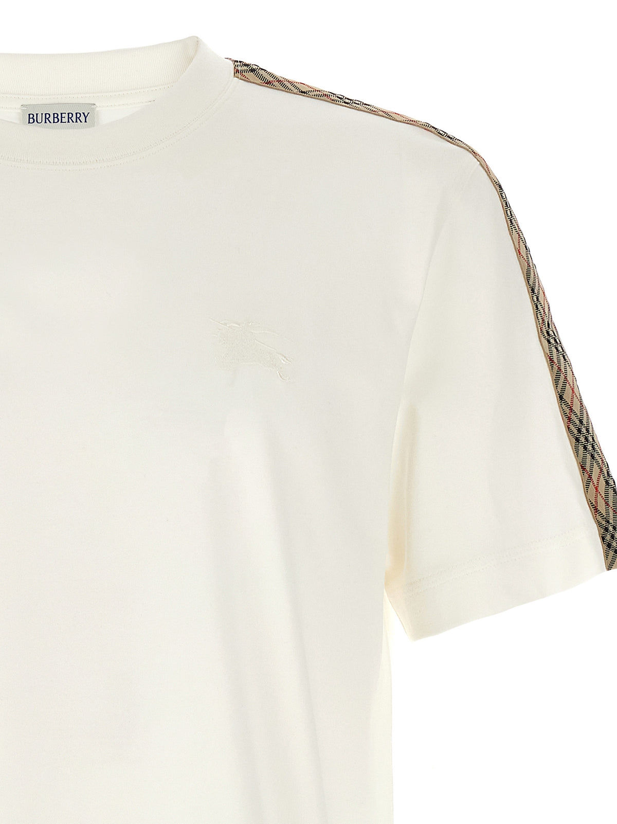 Burberry White Cotton T-Shirt
